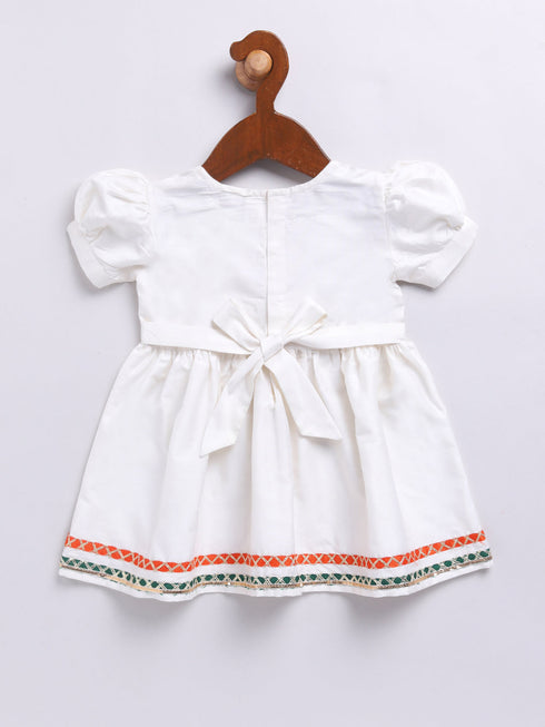 Girl's' White Dress